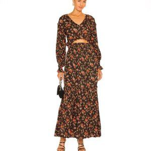Free People Secret Garden Two-Piece Set Cottagecore Bohemian Gypsy Feminine
